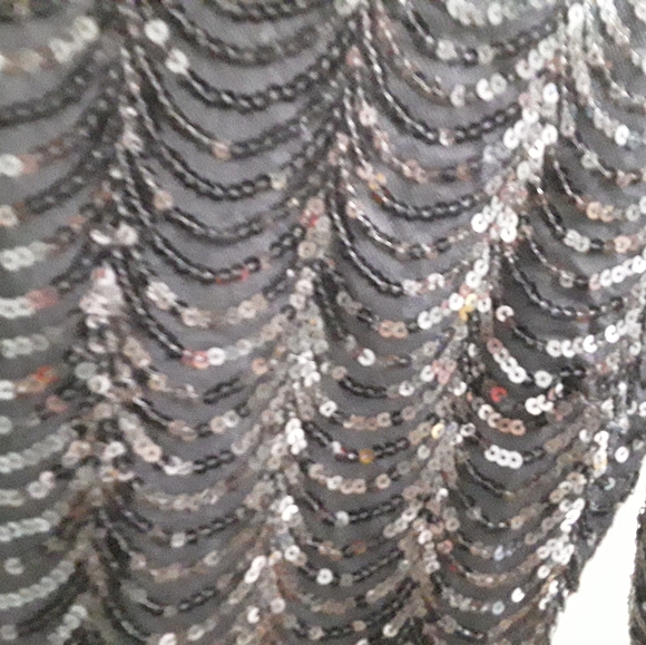Lulu's Star Dust Sequin 3/4 Sleeve Dress - Picture 5 of 10
